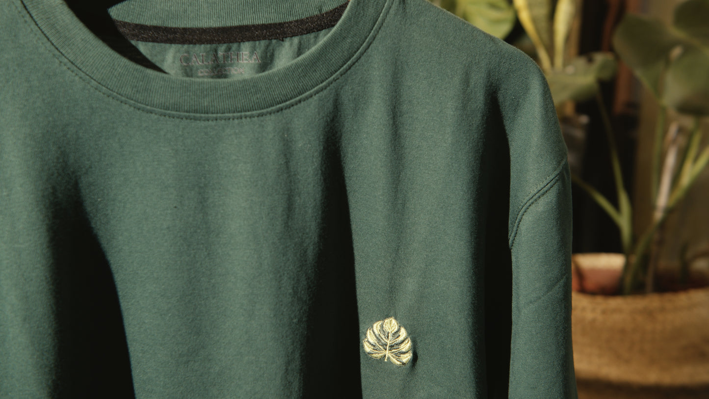 Polera Monstera Bordada