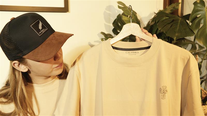 Polera Monstera Beige